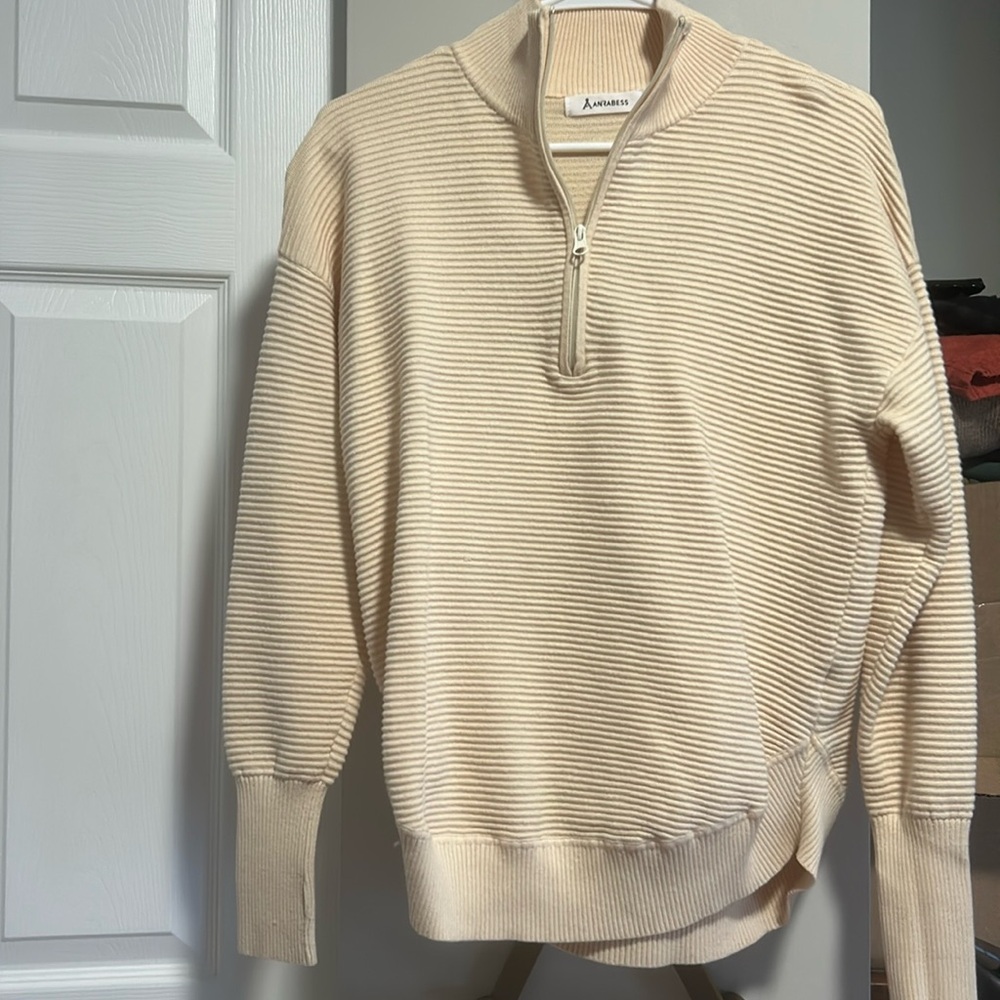 Anrabess Quarter zip with thumb holes